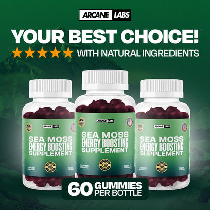 Arcane Sea Moss Caps (Energy & Libido Boosting)