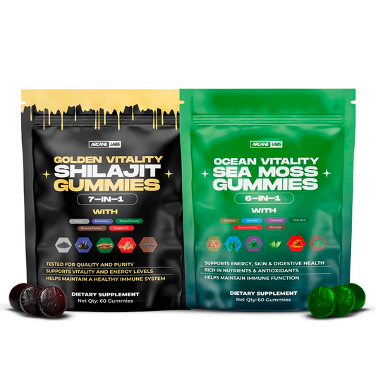 Arcane Shilajit & Sea Moss Gummies Bundle