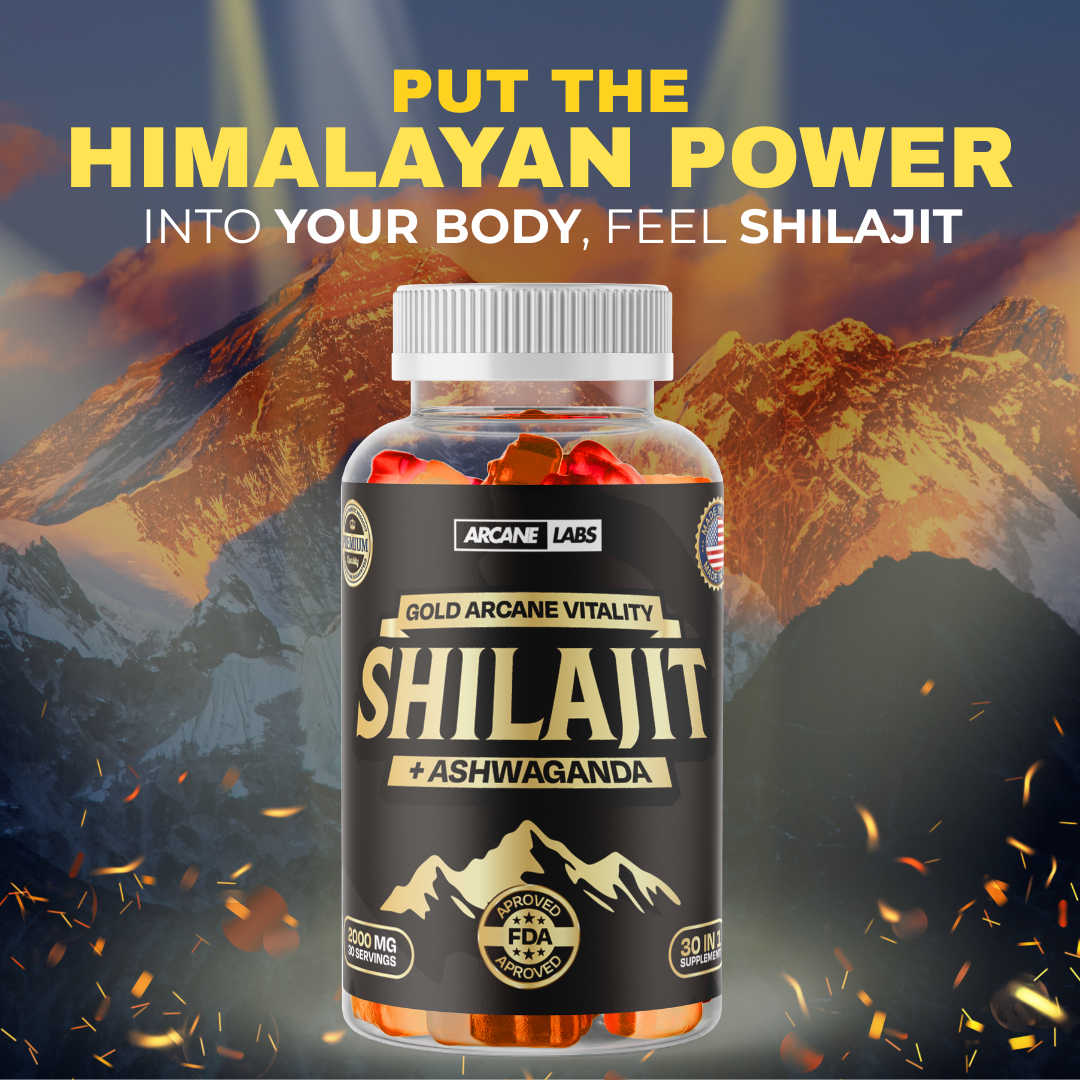 Arcane Shilajit w/ Ashwagandha Gummies