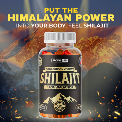 Arcane Shilajit w/ Ashwagandha Gummies