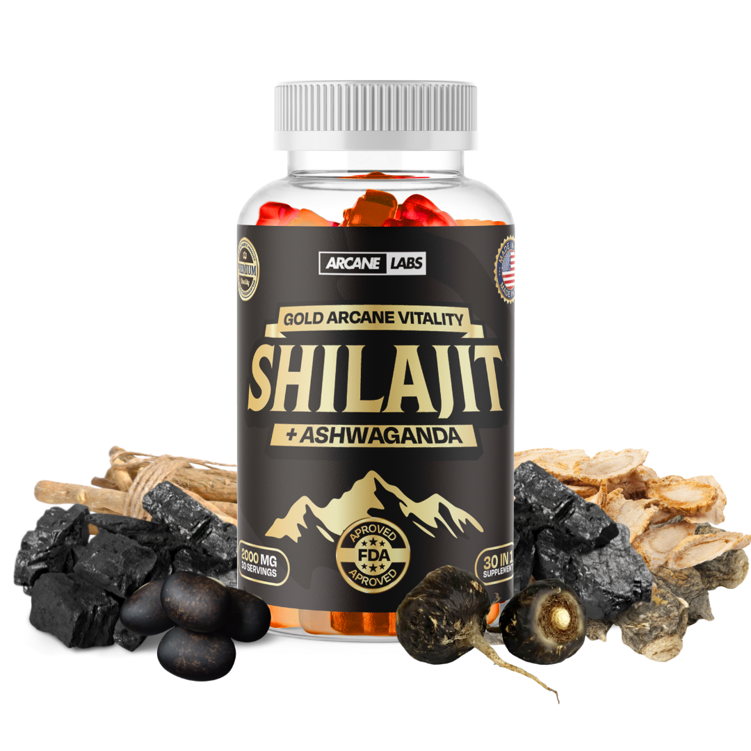 Arcane Shilajit w/ Ashwagandha Gummies