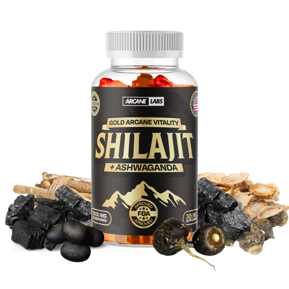 Arcane Shilajit w/ Ashwagandha Gummies